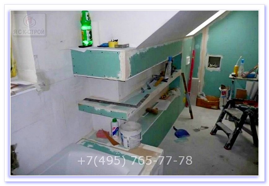 Вот так и надо делать ремонт ванной комнаты в Москве, а не халтурить 